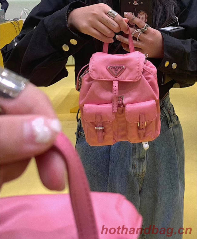 Prada Nylon mini backpack 1BH029 pink