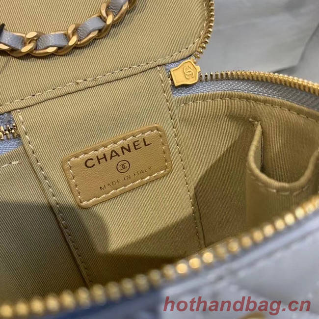 Chanel Original Small classic chain box handbag AP1447 light grey