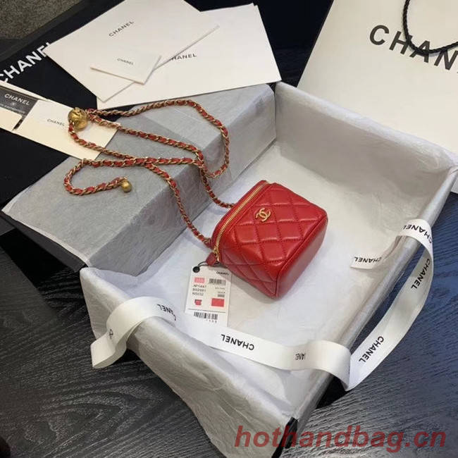 Chanel Original Small classic chain box handbag AP1447 red