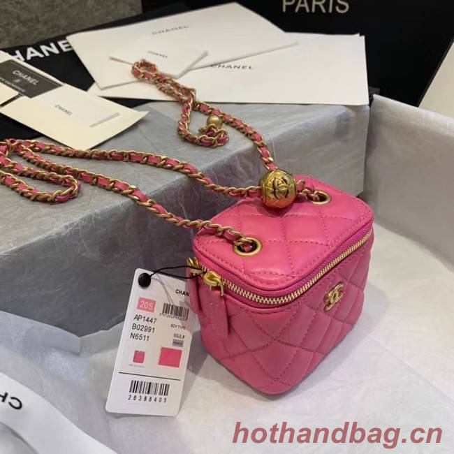 Chanel Original Small classic chain box handbag AP1447 rose