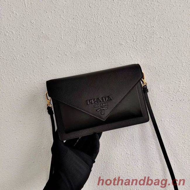 Prada Saffiano leather mini-bag 1BP020 black