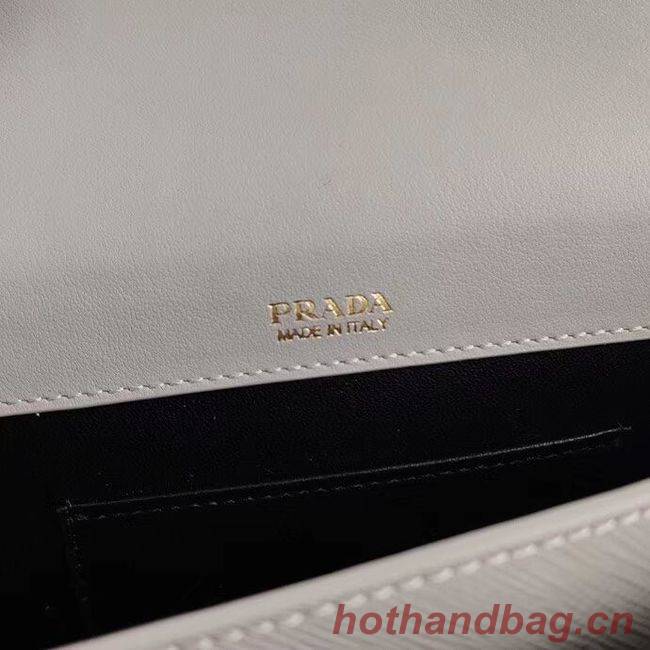 Prada Saffiano leather mini-bag 1BP020 grey