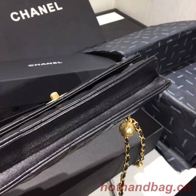 Chanel Original Small classic Sheepskin flap bag AS33814 black