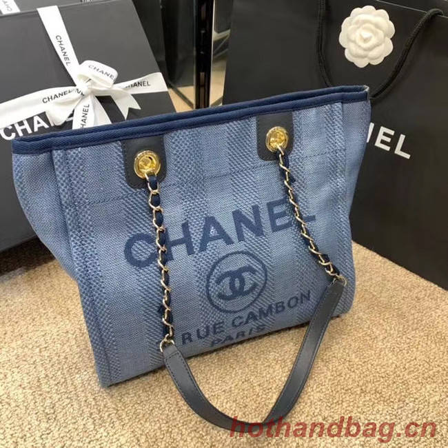 Chanel Shoulder Bag A66942 blue