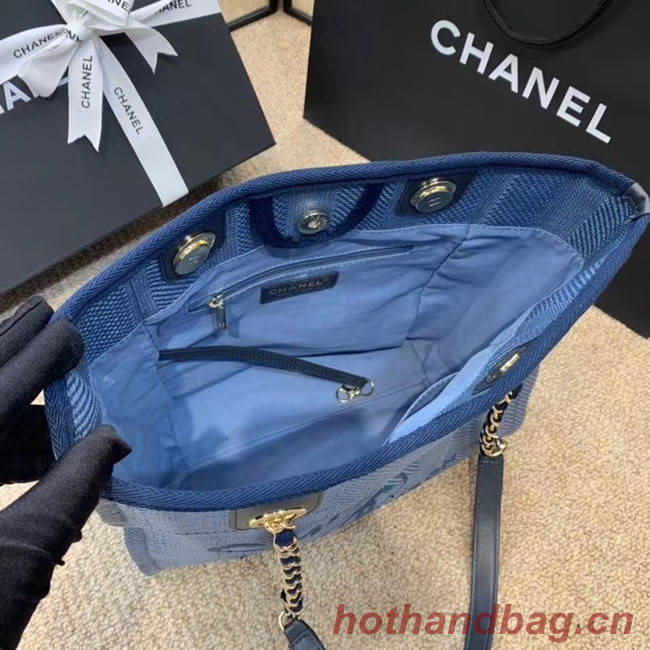 Chanel Shoulder Bag A66942 blue