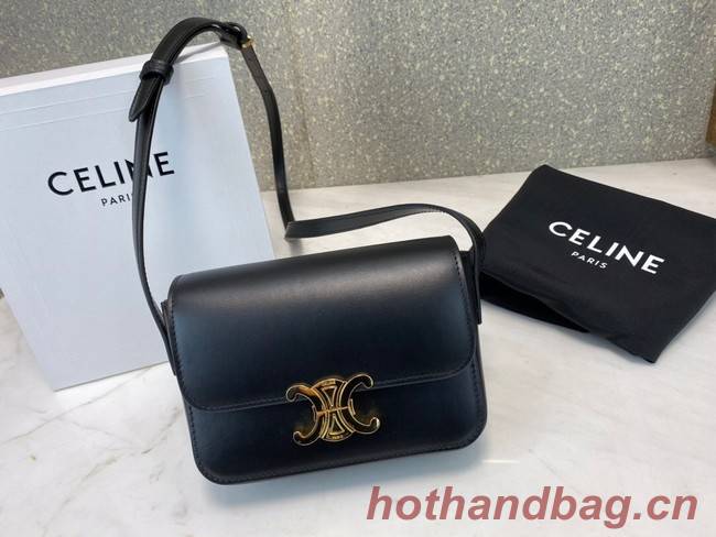 Celine MINI CLASSIC BAG IN BOX CALFSKIN CL01503 black