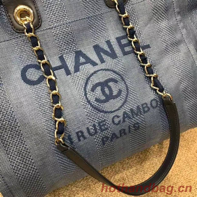 Chanel Shopping bag A66941 blue