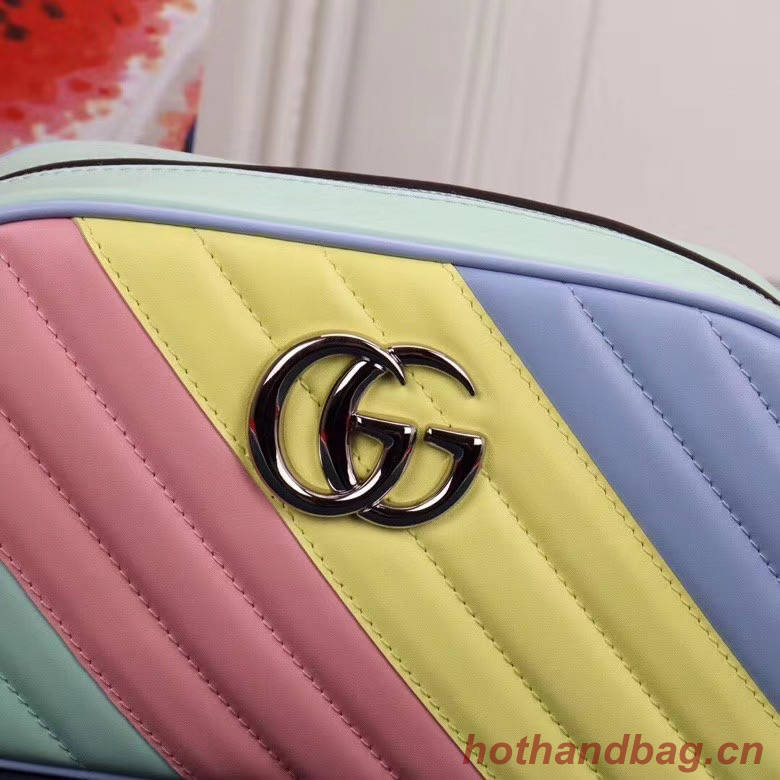 Gucci GG Marmont Matelasse Shoulder Bag 447632 Multicolored