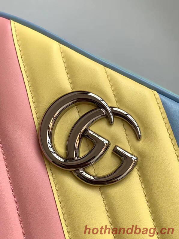 Gucci GG Marmont Matelasse Shoulder Bag 447632 Multicolored