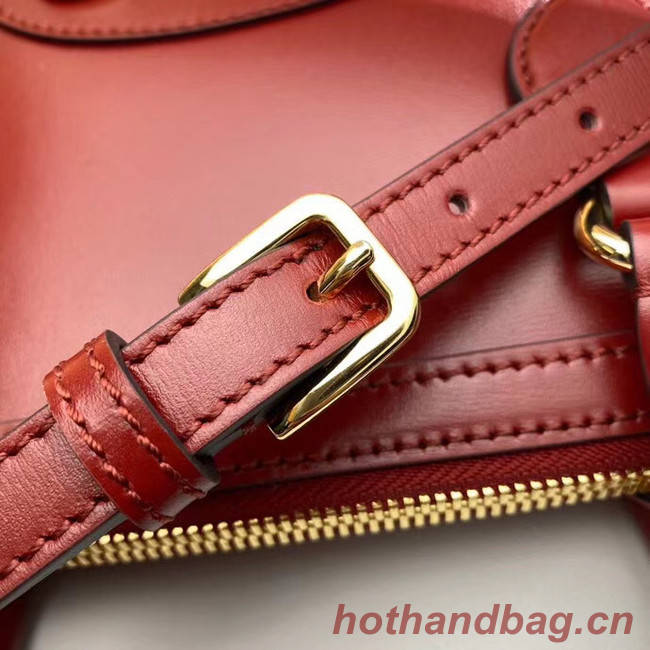 Gucci 1955 Horsebit small top handle bag 621220 red