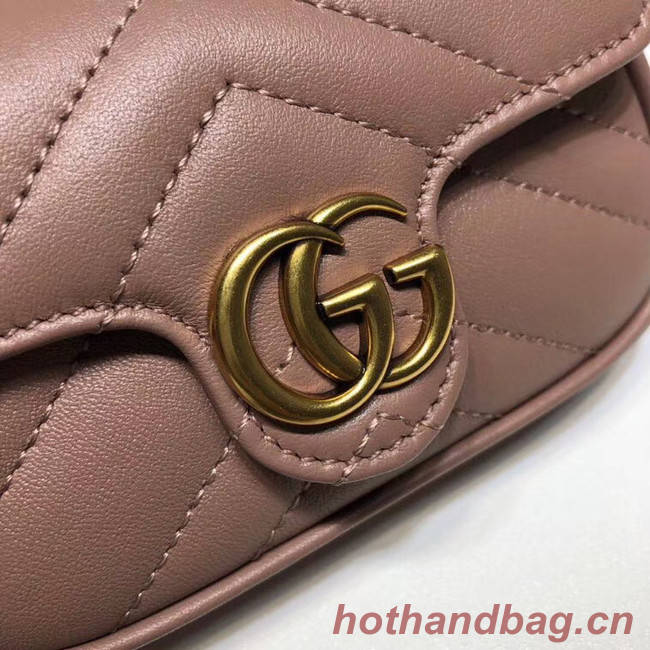 Gucci GG Marmont super Clutch bag 575161 pink