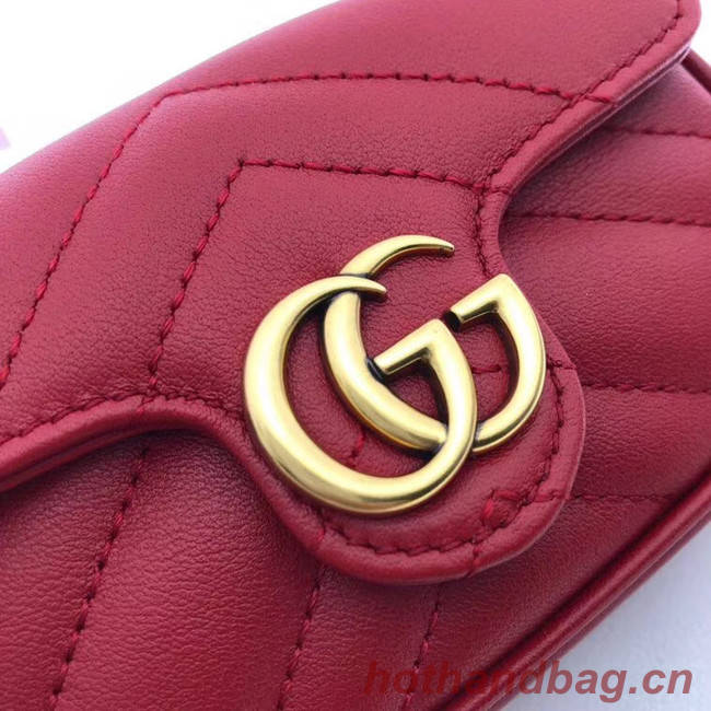 Gucci GG Marmont super Clutch bag 575161 red