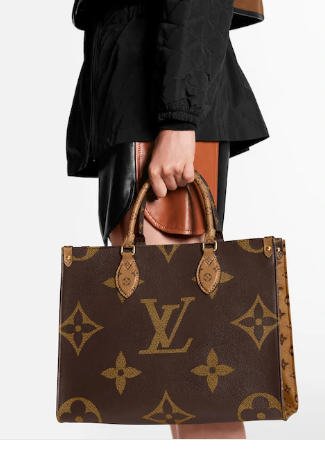 Louis vuitton original ONTHEGO Monogram Reverse Medium tote bag M45321