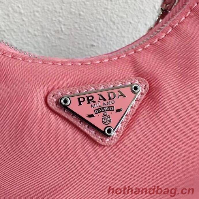 Prada Re-Edition nylon mini shoulder bag 1TT122 pink