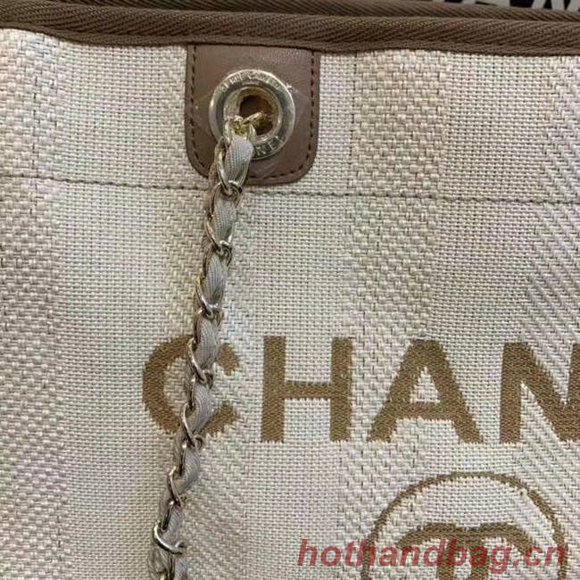 Chanel Large Shoulder Bag A67001 Cream