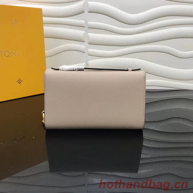 Louis Vuitton Original Grain calfskin LOCKME CLUTCH M56087 Taupe