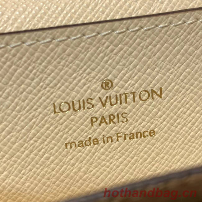 Louis vuitton original TWIST MULTICARTES card holder M68681 beige