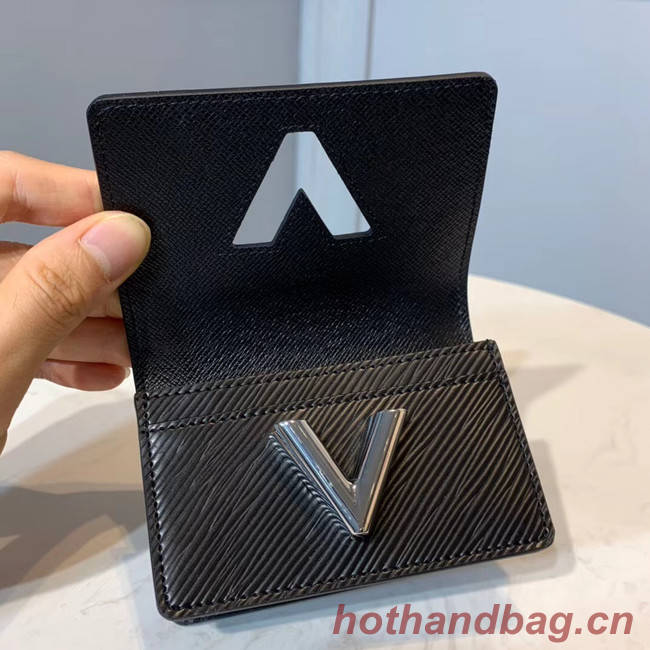 Louis vuitton original TWIST MULTICARTES card holder M68681 black