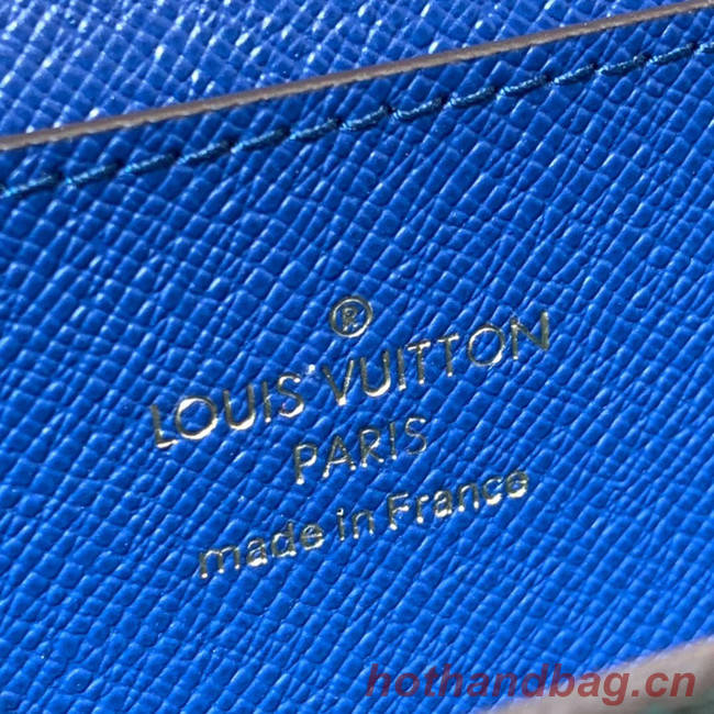 Louis vuitton original TWIST MULTICARTES card holder M68681 blue