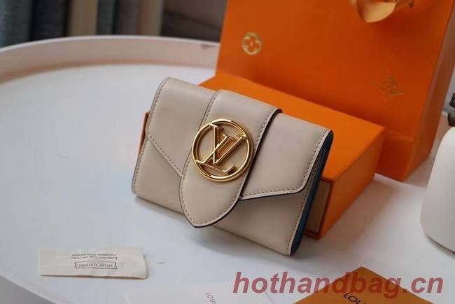 Louis Vuitton Original LV PONT 9 Wallet M69176 white