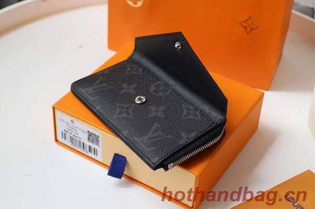 Louis vuitton original Monogram Eclipse CARD HOLDER M60167 black