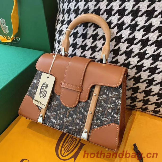 Goyard mini saigon tote bag 55632 brown