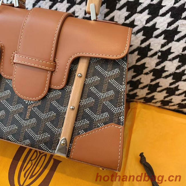 Goyard mini saigon tote bag 55632 brown