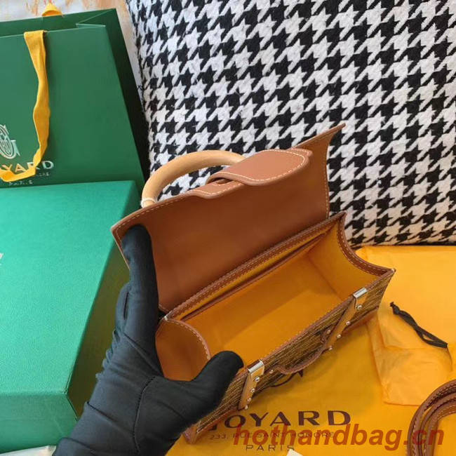 Goyard mini saigon tote bag 55632 brown