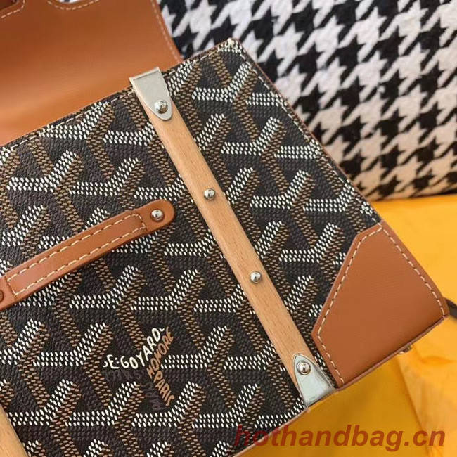 Goyard mini saigon tote bag 55632 brown