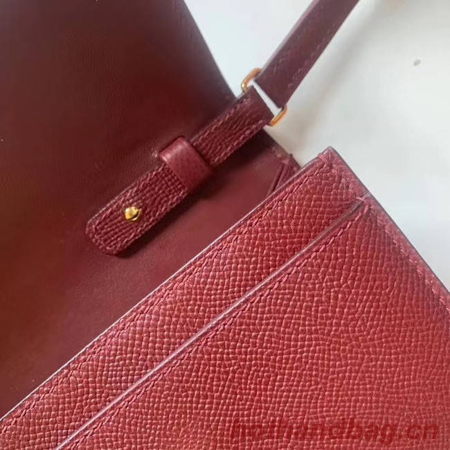 Hermes Constance to go mini Bag H4088 Burgundy