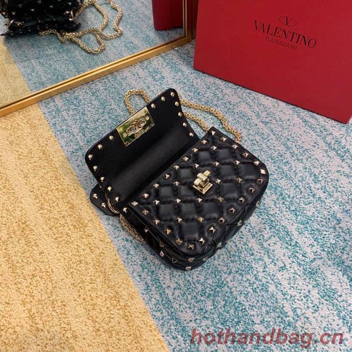 Valentino Garavani Rockstud Spike bag 0126 black