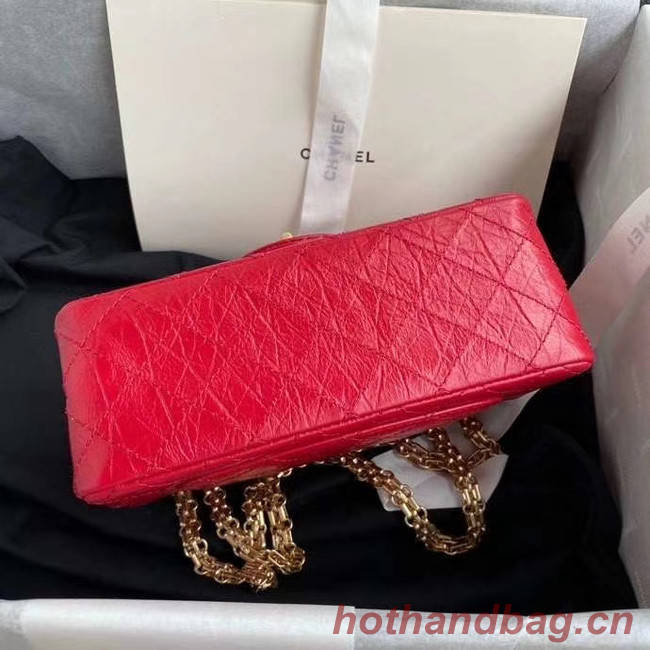 Chanel 2.55 Calfskin Flap Bag A37586 red