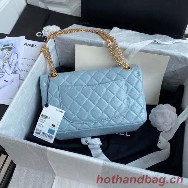 Chanel 2.55 Calfskin Flap Bag A37586 sky blue