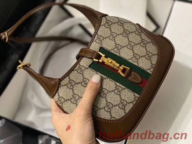 Gucci Jackie 1961 mini hobo bag 637092 brown