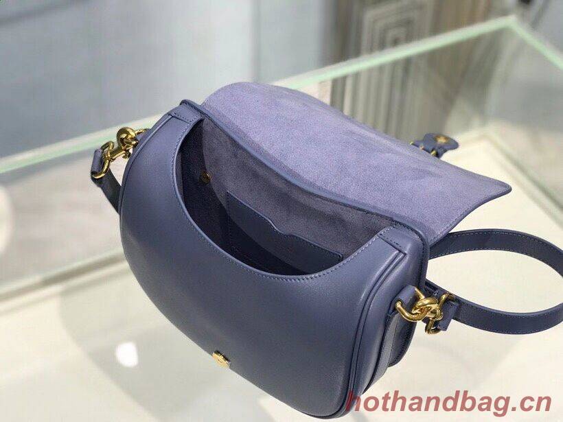 MEDIUM DIOR BOBBY BAG Box Calfskin M9319 Royal Blue