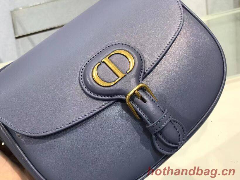 MEDIUM DIOR BOBBY BAG Box Calfskin M9319 Royal Blue