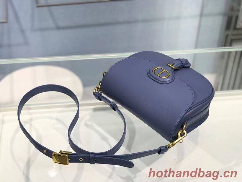 MEDIUM DIOR BOBBY BAG Box Calfskin M9319 Royal Blue