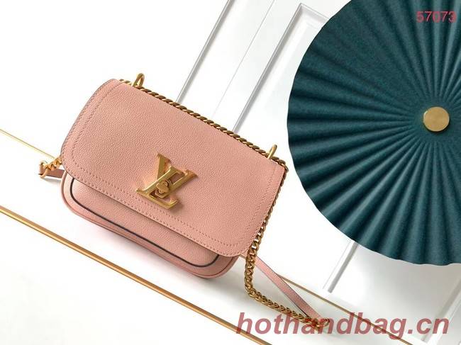 Louis Vuitton Original Lockme chain small handbag M57067 pink