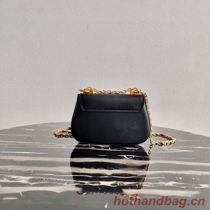 Prada Saffiano leather shoulder bag 2BD275 black