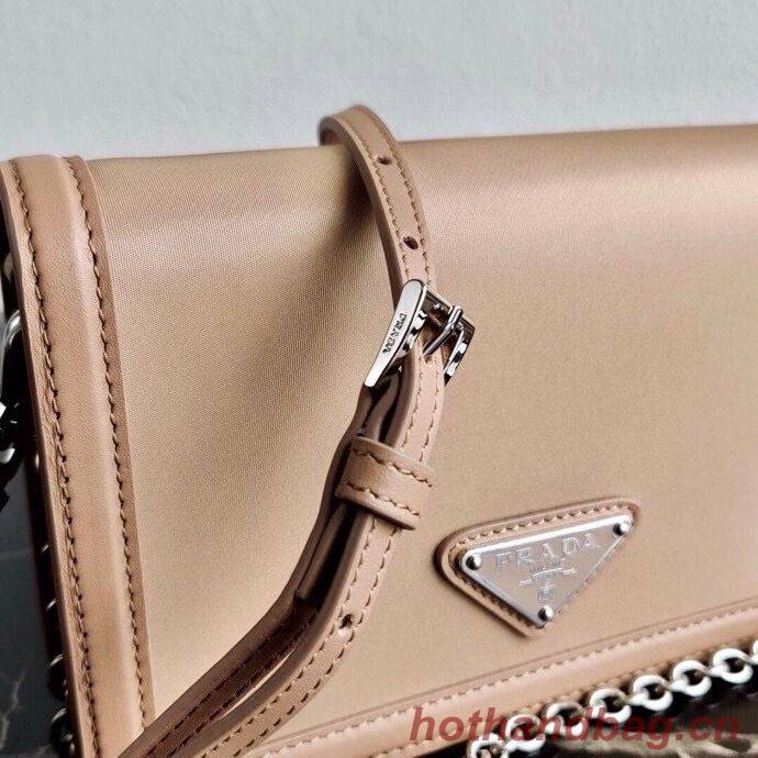 Prada Saffiano leather shoulder bag 2BP019 Biscuits