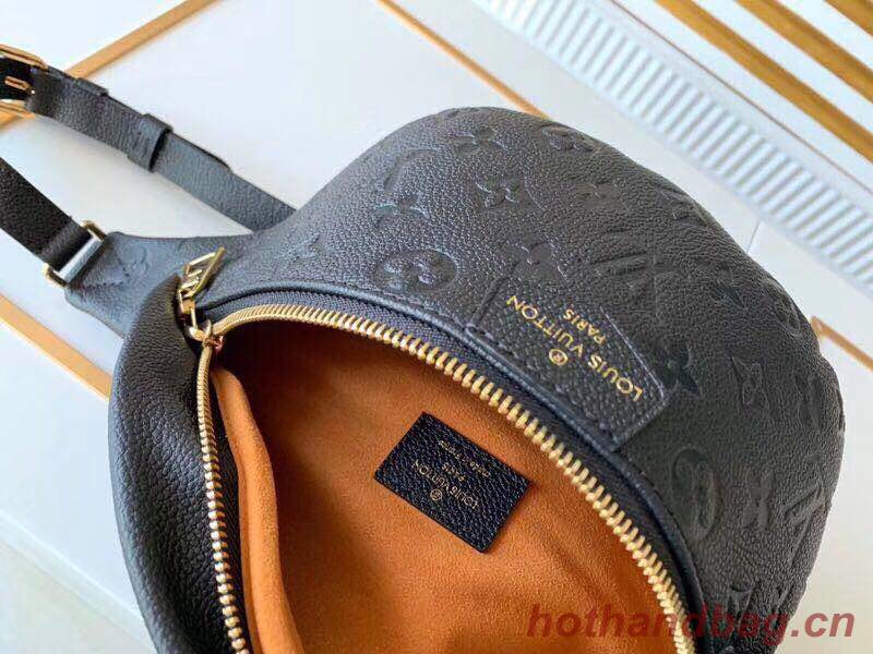 Louis Vuitton Original Monogram Empreinte BUMBAG Pocket M44836 black