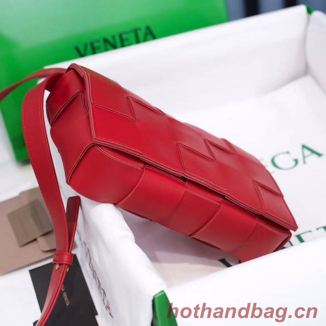 Bottega Veneta BORSA CASSETTE 578004 BRIGHT RED