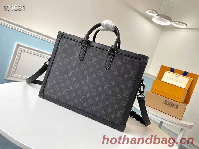 Louis Vuitton SOFT TRUNK briefcase M44952 black