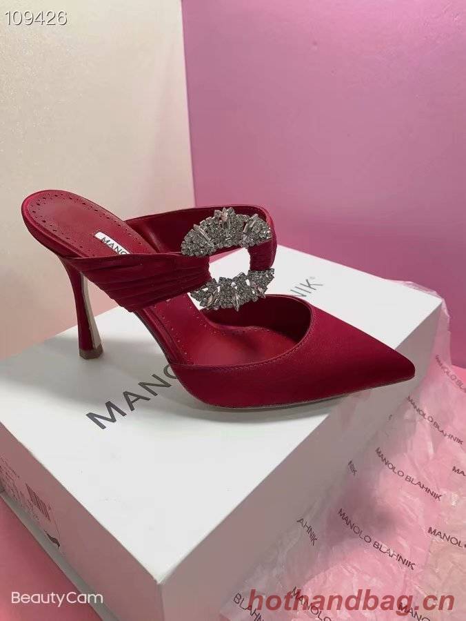 Manolo Blahnik Shoes MB160QG-1 Heel height 8CM