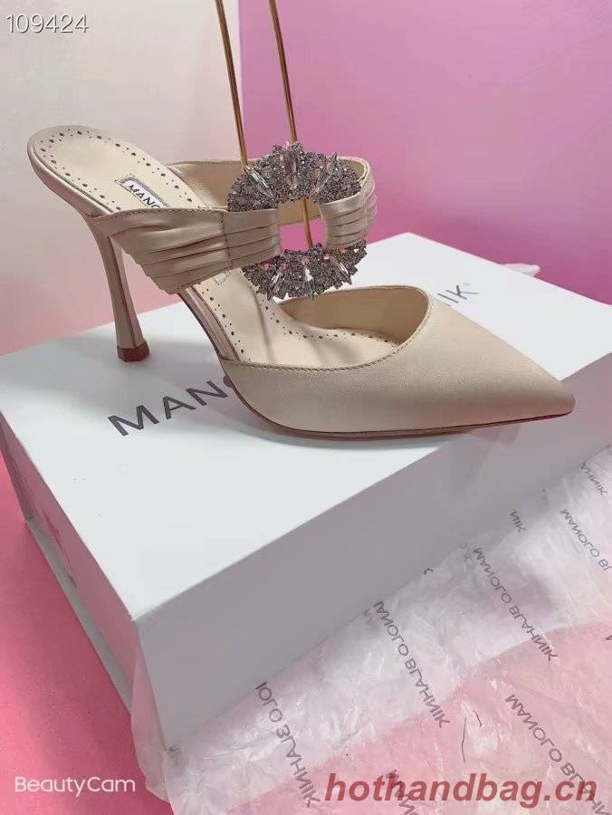 Manolo Blahnik Shoes MB160QG-3 Heel height 8CM