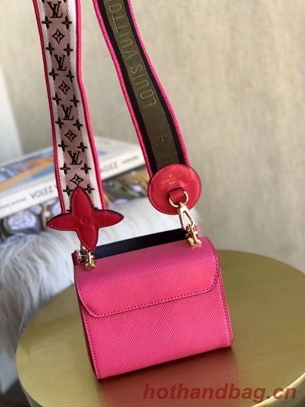 Louis vuitton original TWIST MM M57050 Agathe Rose Pink