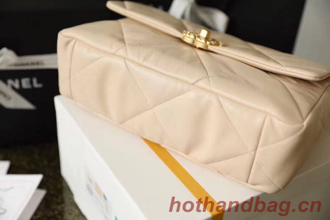 Chanel 19 flap bag AS1161 Beige