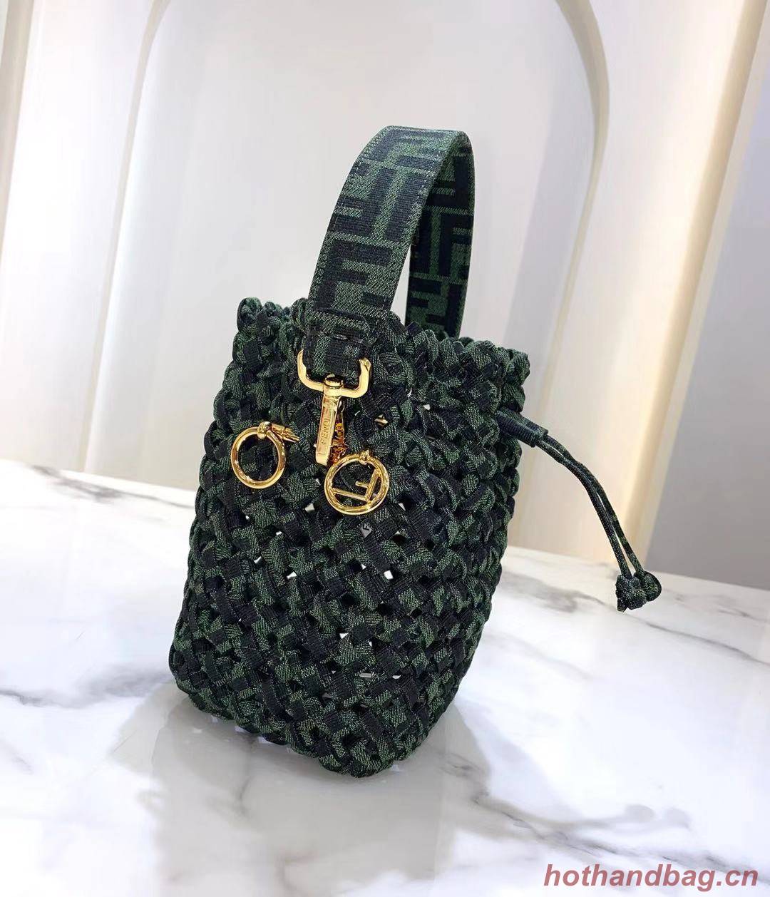 FENDI fabric bag 8BR881 green