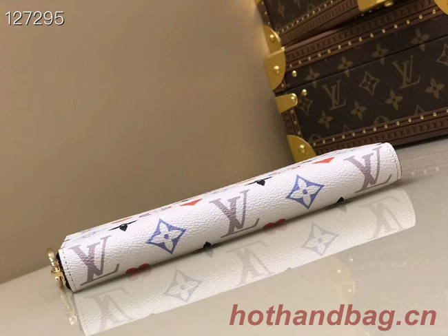 Louis Vuitton GAME ON ZIPPY WALLET M57491 white