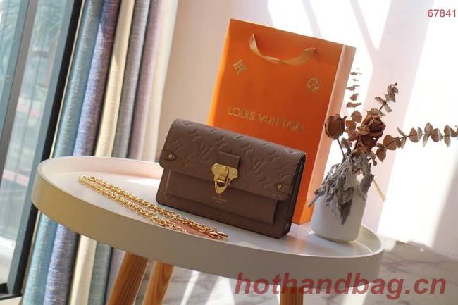 Louis vuitton VAVIN CHAIN WALLET M67841 Camel